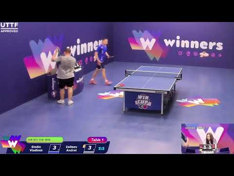 WINners CUP table 1 10.01 Siedin Vladimir - Zaitsev Andrei  10:30