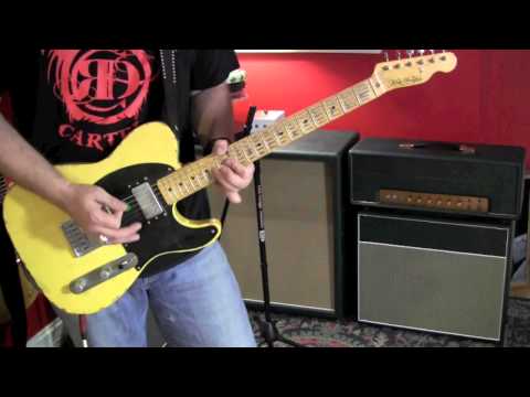 Kingbee Guitars 'Haystack' Blackguard Tele with Rio Grande pickups