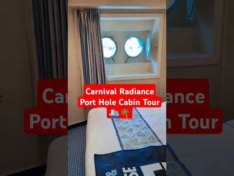 Thumbnail for Carnival Radiance Port Hole Room Tour (Cabin 2221)