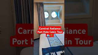 Carnival Radiance Port Hole Room Tour (Cabin 2221)
