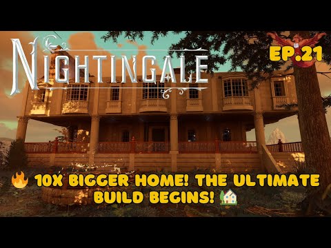 🏡 Huge Base Upgrade! Tier 4 Estate Cairn & Full Setup Complete! | Nightingale Ep. 21 ⚔️