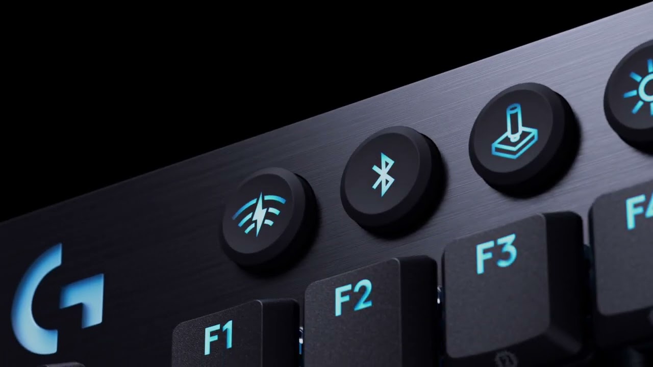 Video del producto Logitech G G915 X LIGHTSPEED teclado Juego USB + RF Wireless + Bluetooth QWERTZ Alemán Negro