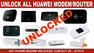 How to Unlock Any Huawei Modem or Router 2020