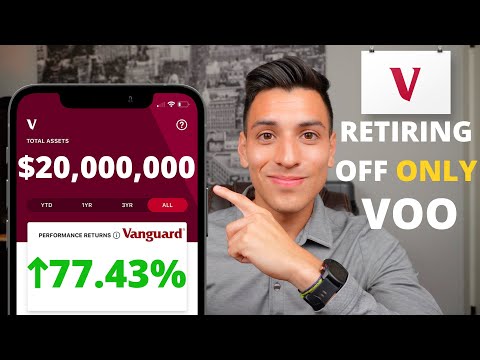I'm Retiring With $20 Million ONLY Buying VOO (Vanguard S&P 500 Index Fund ETF)