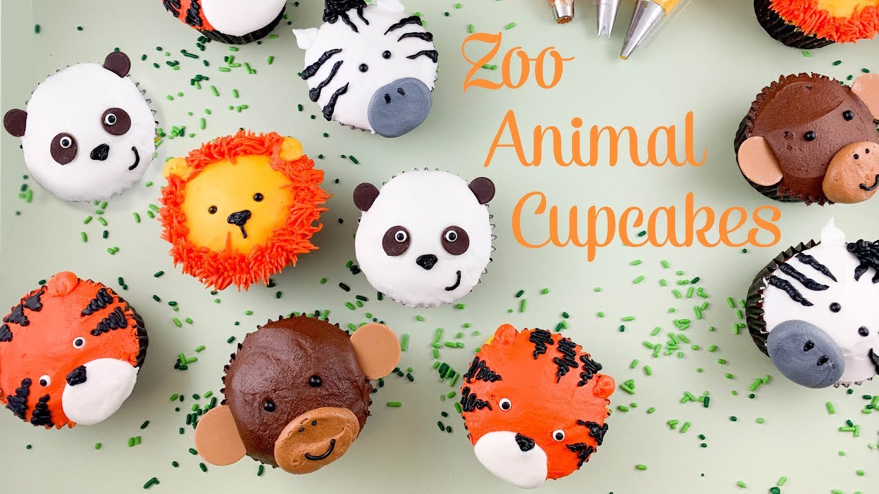 How to Decorate Zoo Animal Cupcakes