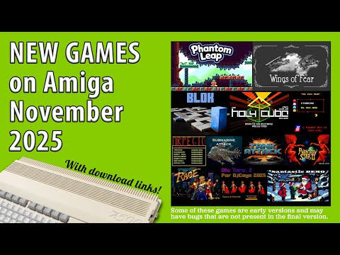 New Amiga games from November 2025