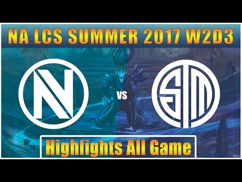 NV vs TSM || Highlights All Game || NA LCS Summer 2017 || EnvyUs vs Team Solo Mid