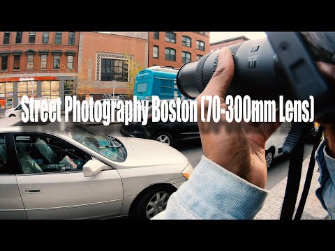 STREET PHOTOGRAPHY IN BOSTON (70-300mm LENS)!!