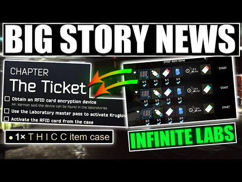 INFINITE LABS KEYS? NEW STORY UPDATES! Escape From Tarkov PVE NEWS