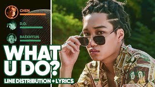EXO - What U Do? (Line Distribution + Lyrics Color Coded) PATREON REQUESTED