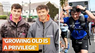 Why are these twin brothers running 32 marathons in 32 days?