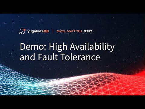 YugabyteDB Demo: High Availability and Fault Tolerance