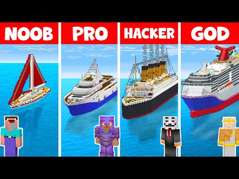 EPIC Modern Ship Challenge in Minecraft Animation!