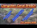 Llangollen Canal Breach 17th January 2026 Big Day Ahead For The Last 2 Boats Djidrone