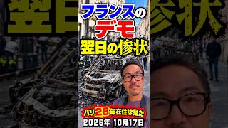 フランスのデモあるある|10月17日の大規模デモ、その翌日の惨状【2026年】
