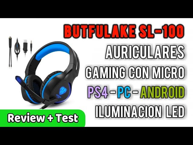 Vídeo relacionado con SADES SA-968 Luna PC Gaming Auriculares estéreo, 7.1 Virtual Surround, Cable Anti Enredos, LED, negro/azul