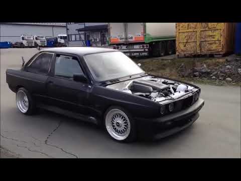 BMW E30 V8 turbo test motor 😎