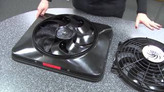 Pusher/Puller Straight Blade Fan 12 in. Fan Diameter - video thumbnail 2