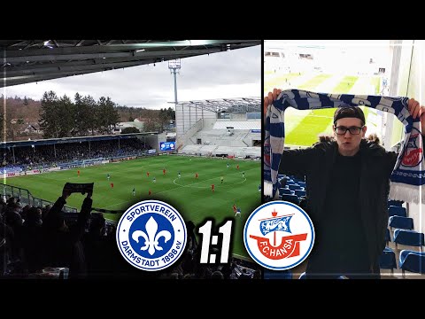 PACKENDER AUSWÄRTS STADIONVLOG: Darmstadt - Hansa Rostock | Sikan schießt erstes Tor | Stadion Vlog