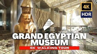 🇪🇬 Explore the Grand Egyptian Museum: Immersive Captions & 4K Ultra HDR Experience!
