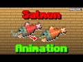 Minecraft Salmon Cooked Animation
