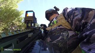 Woodsball 3V4  Dye DAM with Box Rotor gameplay