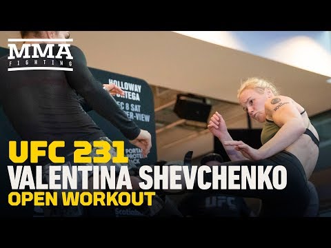 UFC 231: Valentina Shevchenko Open Workout Highlights  - MMA Fighting
