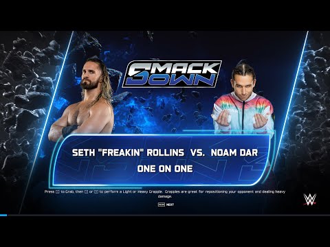[ smackdown cup 1 round ] - seth freakin rollins vs noam dar