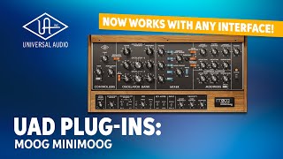 Video thumbnail for Universal Audio UAD Moog Minimoog Plug-in Demo by Sweetwater