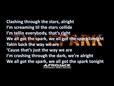 Afrojack ft Spree Wilson   The Spark Lyrics
