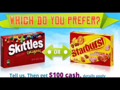 Starburst vs. Skittles ! What's your favorite? (Which do you like more??)