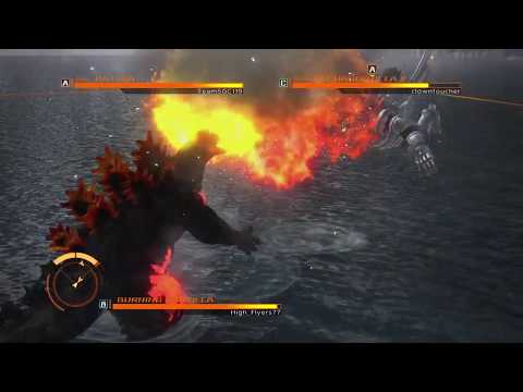 GODZILLA PS4: Burning Godzilla vs Battra and MechaGodzilla 1975