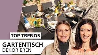 Angesagte Tischdeko für deinen Outdoor-Bereich | TOP TRENDS | NTERIYEAH! - Einrichten mit SEGMÜLLER