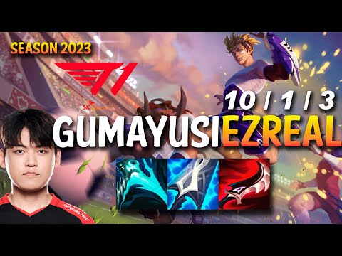 T1 Gumayusi EZREAL vs ZERI ADC - KR Ranked