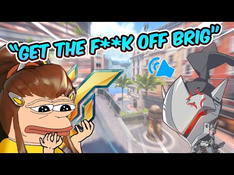 TOXIC Teammates FLAME Me For Playing Brig (Overwatch Competitive Toxicity)