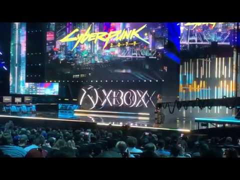 Cyberpunk 2077 Crowd Reaction! & Keanu Reeves! - E3 2019 Video