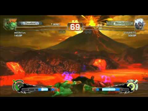 SSF4 AE: m03b1us (Blanka) VS andyh670 (Oni)