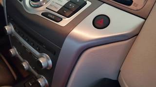 2011 Nissan Murano center panel trim replacement.