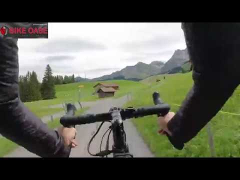 Abfahrt Hahnenmoos - Adelboden mit Rennrad
