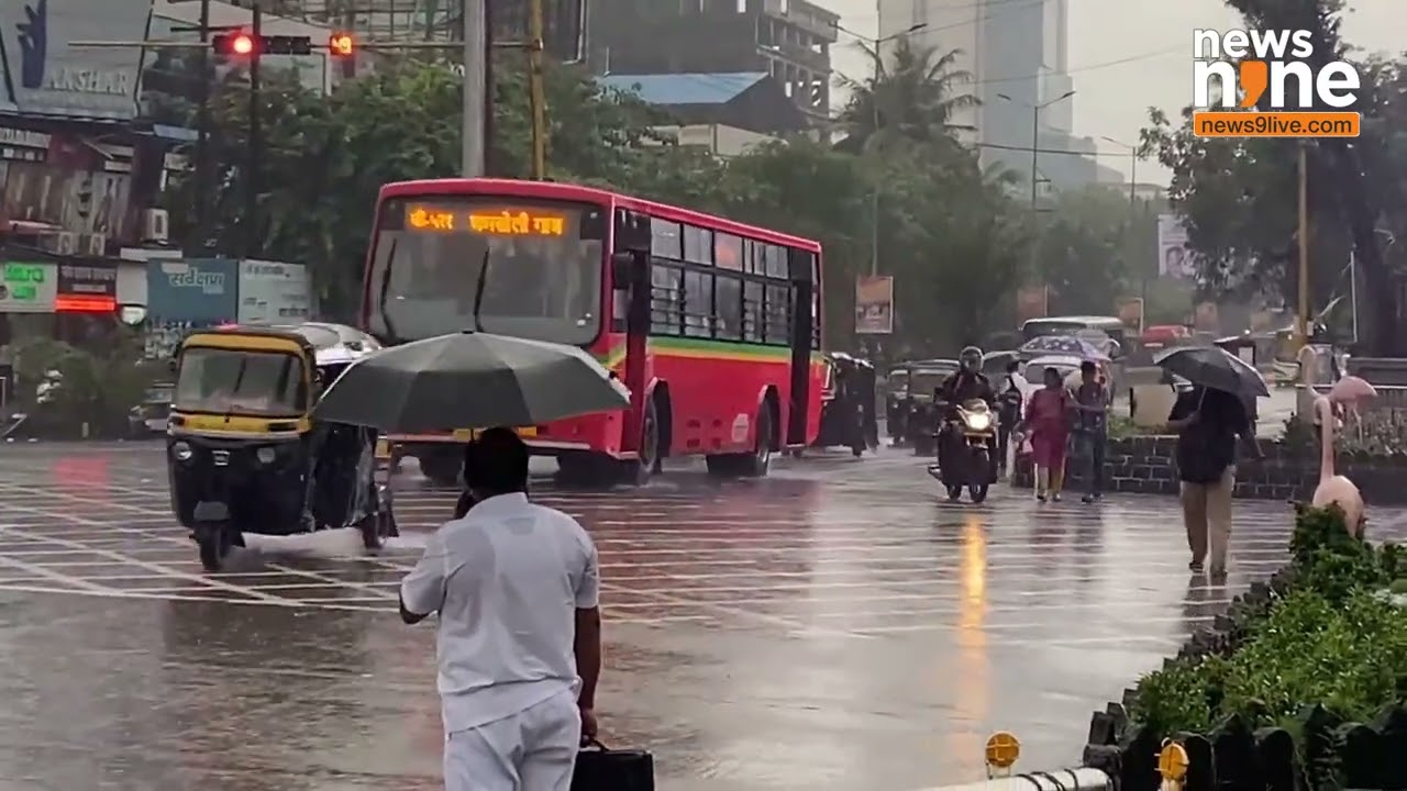 Mumbai Rain : Heavy Rain Hits Parts of Navi Mumbai | News9