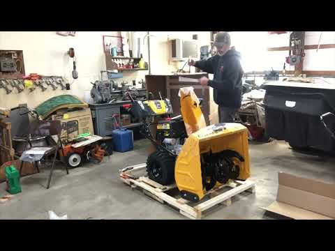 403. Unboxing a new machine.