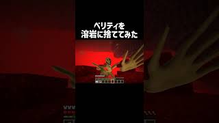 ベリティをマグマに捨てた結果 #マイクラ #マインクラフト