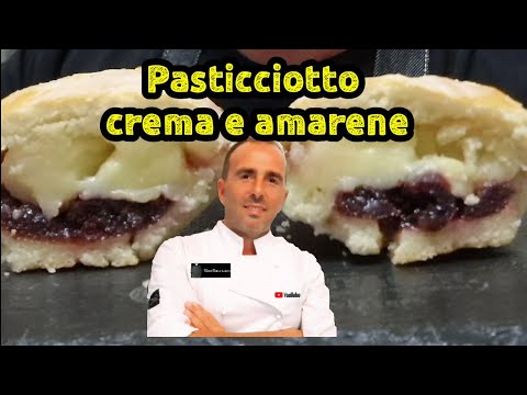 Pasticciotti crema e amarene ricetta spettacolare.Fatti in casa totalmente a mano senza planetaria