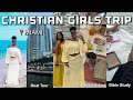 CHRISTIAN GIRLS TRIP VLOG TO MIAMI CANDLE MAKING CLASS BEACH BIBLE STUDY NEW RESTAURANTS MORE