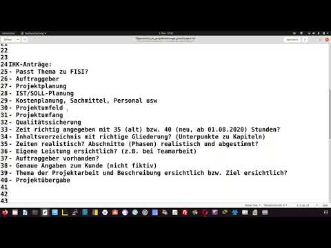 Tipps zu Erstellung von IHK-Projektanträge