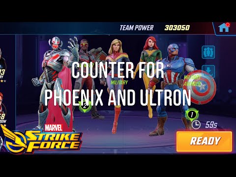 Counter against Phoenix and Ultron (by adding Falcon) - Marvel Strike Force