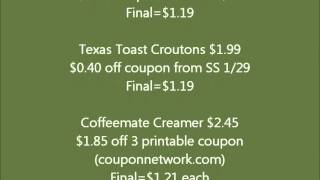 Super Double Coupon Deals @ Harris Teeter