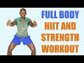 Full Body HIIT and Strength Workout No Equipment/ 20 Minute No Repeat Workout