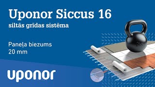 Siccus 16 siltās grīdas sistēma