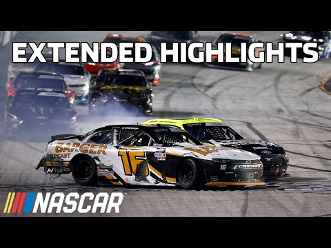 NASCAR NRA ナイトレース（ブリストル・モーター・スピードウェイ）Xfinityクラスのハイライト動画